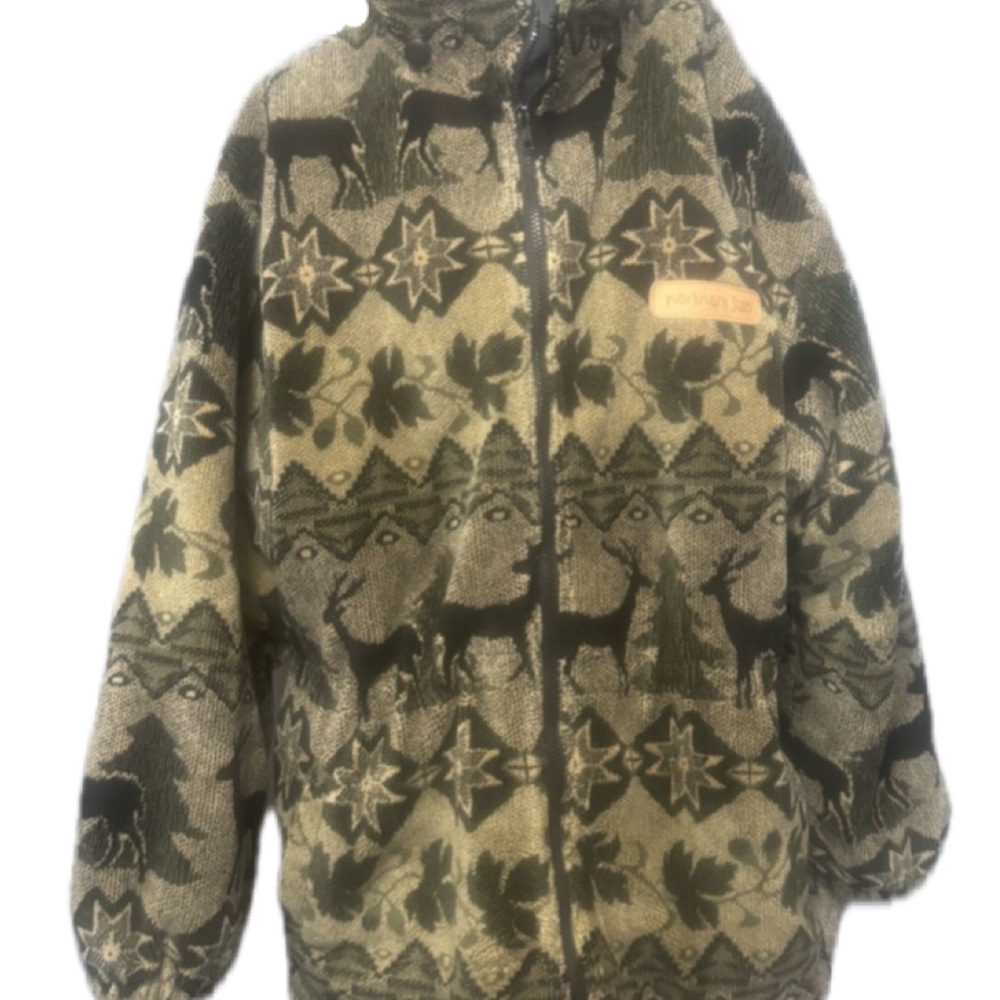 Women's Patterned Jacket - Picture 2 of 9